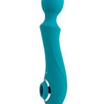 Wanderful Sucker Rechargeable Silicone Bodywand and Clitoral Stimulator - Teal