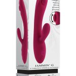 Jammin` G Rechargeable Silicone Vibrator - Red