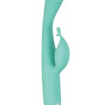 Princess Petite Pleasure Silicone Rechargeable Dual Stimulating Vibrator - Aqua