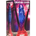 Creature Cocks Intruder Alien Silicone Dildo - Pink/Blue