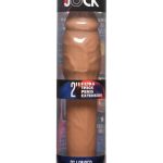 JOCK Extra Thick Penis Extension Sleeve 2in - Caramel