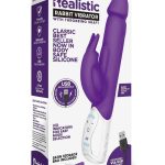 Rabbit Essentials Rechargeable Silicone Realistic Rabbit - Purple