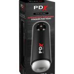 PDX Elite Moto Milker Rechargeable Masturbator - White/Black