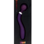 Nu Sensuelle Lolly Nubii Flexible Rechargeable Silicone Wand - Purple/White