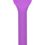 Bliss Liquid Silicone Lover Rechargeable Vibrator - Purple