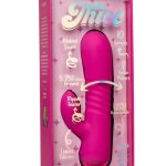 Thicc Chubby Honey Dual Motor Vibrator with Clitoral Stimulator - Pink