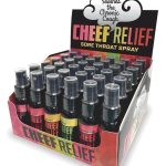 Cheef Relief Soothing Throat Spray (36 per Display) - Assorted Flavors