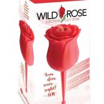 Wild Rose Le Point Rechargeable Silicone Suction Vibrator - Red