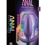 Anal Adventures Matrix Exceisor Plug Rechargeable Silicone Anal Plug - Astro Violet