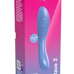 We-Vibe Rave 2 Twisted Pleasure Rechargeable Silicone G-Spot Vibrator - Blue