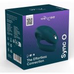 We-Vibe Sync O Rechargeable Silicone Couples Vibrator with Remote Control - Velvet Green