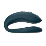 We-Vibe Sync O Rechargeable Silicone Couples Vibrator with Remote Control - Velvet Green