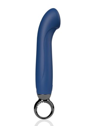 PrimO G-Spot Rechargeable Silicone Vibrator - Navy