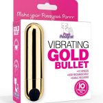 Pink Pussycat Rechargeable Bullet - Gold