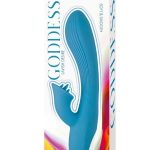 Goddess Lavish Desire Rechargeable Silicone Vibrator - Blue