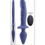 Gender X Dual Defender Rechargeable Silicone Dual Vibrator - Purple