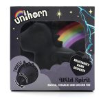 Unihorn Wild Spirit Rechargeable Silicone Clitoral Vibrator - Black