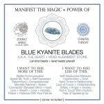 Warm Human Blue Kyanite Blades