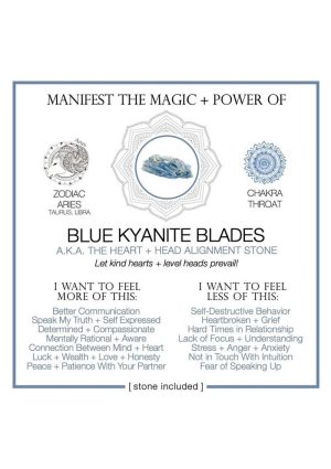 Warm Human Blue Kyanite Blades