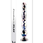 Playboy Jewels Wand Glass Probe - Clear/Black