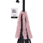 Sex and Mischief Brat Faux Fur Flogger Pink/Black