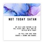 Warm Human Not Today Satan Magnet