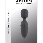 Selopa Buzz One Out Rechargeable Silicone Mini Wand - Black