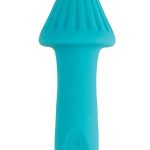 My Secret Shroom Rechargeable Silicone Vibrator - Aqua