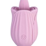 Clit-Tastic Arousing Clit Licker Rechargeable Silicone Clitoral Vibrator - Pink