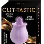 Clit-Tastic Erotic Clit Licker Rechargeable Silicone Clitoral Vibrator - Lavender