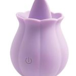 Clit-Tastic Erotic Clit Licker Rechargeable Silicone Clitoral Vibrator - Lavender