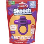 4B Skooch Vibrating Cock Ring with Clitoral Stimulator - Grape