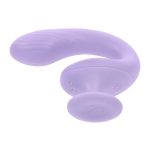 Playboy Rev Me Up Rechargeable Silicone Dual Vibrator with Clitoral Stimulator - Purple