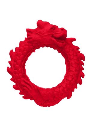 Creature Cocks Rise of the Dragon Silicone Cock Ring - Red