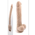 Gender X Flexskin Poseable True Feel Dildo 10in - Vanilla