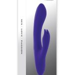 Selopa Poseable Bunny Rechargeable Silicone Rabbit Vibrator - Purple