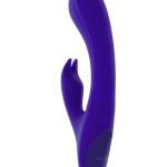 Selopa Poseable Bunny Rechargeable Silicone Rabbit Vibrator - Purple