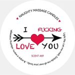 Kama Sutra Naughty Massage Candle I F*cking Love You 1.7oz