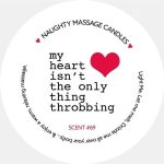 Kama Sutra Naughty Massage Candle My Heart Isn`t The Only Thing Throbbing 1.7oz