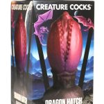 Creature Cocks Dragon Hatch Silicone Egg - Large - Multicolor