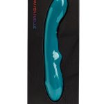 Nu Sensuelle Vivi Rechargeable Silicone Double Tapping Vibrator with Clitoral Stimulation - Emerald Green