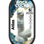 Rock Cocks Atlas Silicone Dildo 5.5in - Multicolor