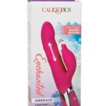 Enchanted Embrace Rechargeable Silicone Rabbit Vibrator - Pink