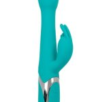 Enchanted Oscillate Rechargeable Silicone Rabbit Vibrator - Blue