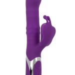 Enchanted Flutter Rechargeable Silicone Dual Action Vibrator - Purple