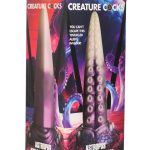 Creature Cocks Astropus Tentacle Silicone Dildo - Purple/White