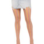 Leg Aventue Rainbow Crochet Net Tights - O/S - Multicolor