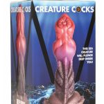 Creature Cocks Deep Diver Silicone Dildo - Red/Brown