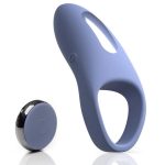 JimmyJane Tarvos Rechargeable Silicone Cock Ring with Remote - Blue