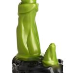 Creature Cocks Orc Silicone Dildo - Green/Black